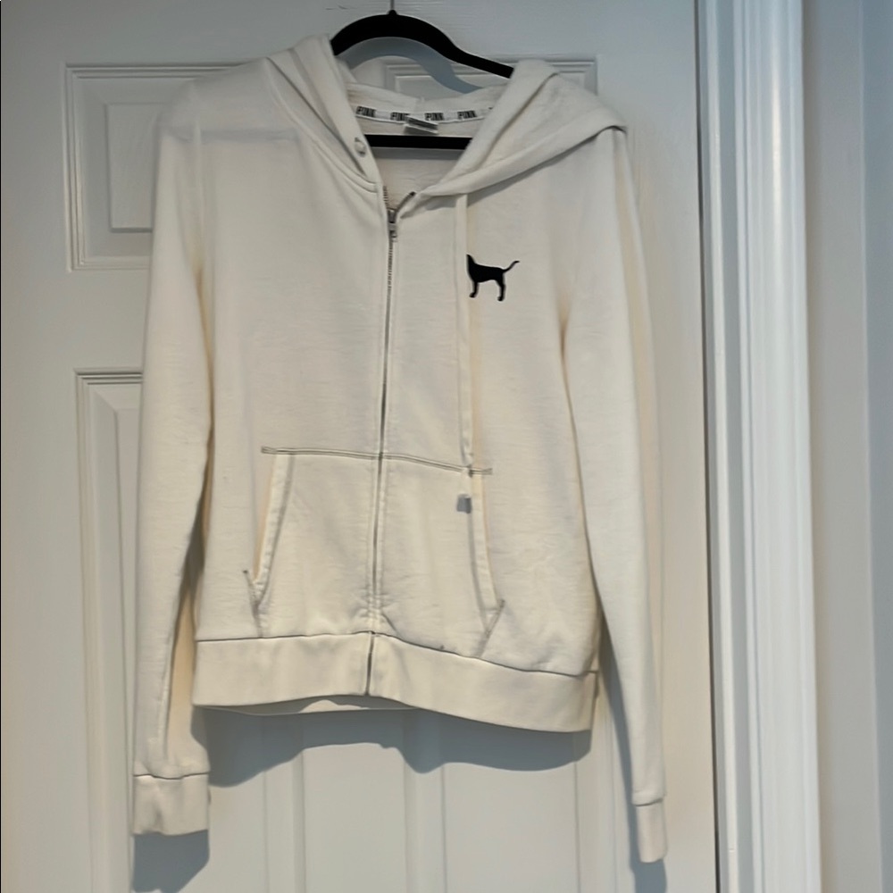 PINK Victoria's Secret Cream Hoodie